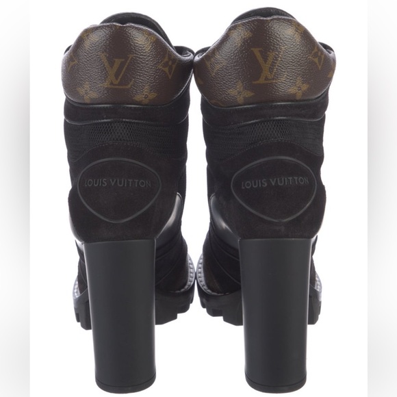 Louis Vuitton Suede Monogram boots - Picture 4 of 4